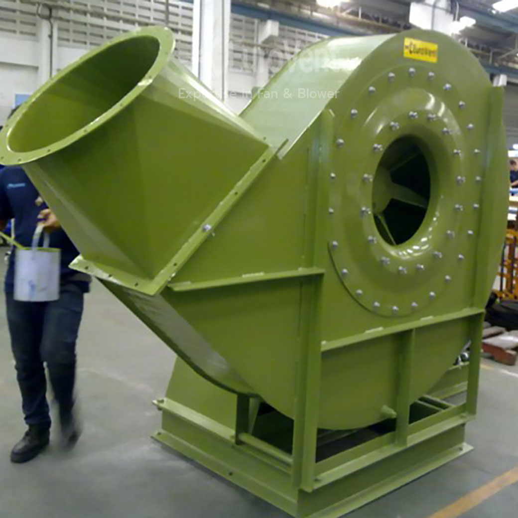 Material transport fans